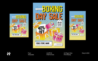 Festive Boxing Day Promo Flyer