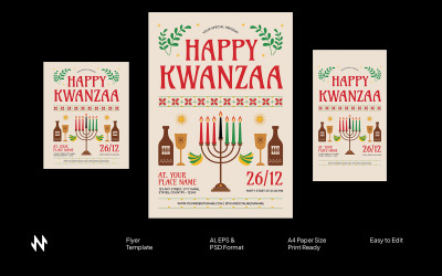 Traditional Kwanzaa Celebration Flyer