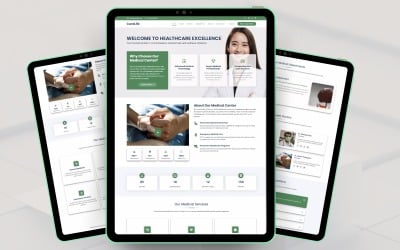 CuraLife — Pagina di destinazione del sistema di assistenza sanitaria medica reattiva + appuntamenti per cliniche e ospedali