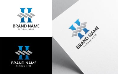 Letter H architecture company logo-1002