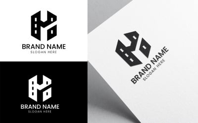 Letter H building logo-1003