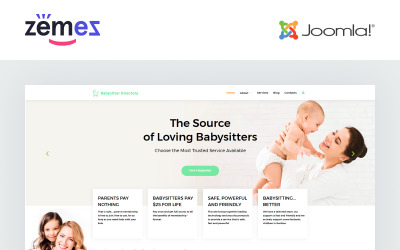 Babysitter Directory - Babysitter Ready-to-Use Clean Joomla Template