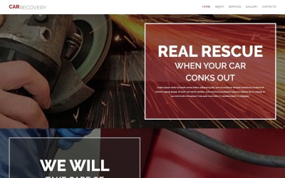 "Car Repair Facility" modèle web adaptatif #55116