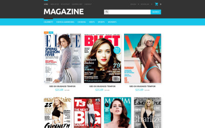 Magazines Store OpenCart-sjabloon