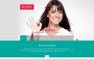 Modello di sito Web di Skyce Dentistry