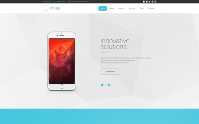 Plantilla Drupal "Softapp" #55121