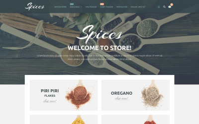 Reszponzív Spice Shop PrestaShop Theme PrestaShop sablon 55113