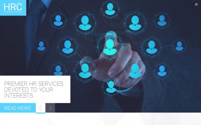 Шаблон веб-сайта HRC