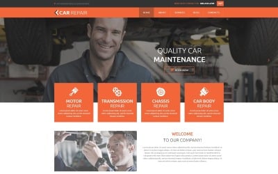 Šablona Joomla pro opravy automobilů