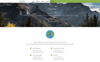 SkyNet-Website-Vorlage