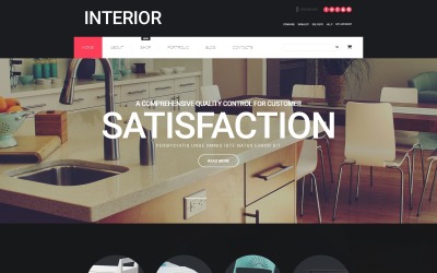Tema de design de interiores WooCommerce