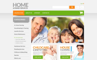 Tema PrestaShop de Servicios para el hogar y la familia