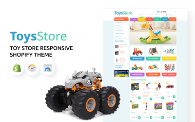 Toy Store Responsive Shopify-tema