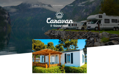 Website sjabloon voor recreatiepark