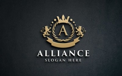 Alliance Luxury Royal Crest Logo