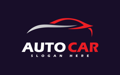 Icônes de logo de voiture, logo de voiture. Silhouette de véhicule à moteur V4