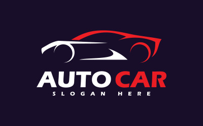 Icônes de logo de voiture, logo automobile. Silhouette de véhicule à moteur V7