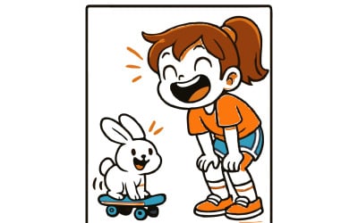 L&amp;#39;heure du jeu avec les bandes dessinées de BunBun