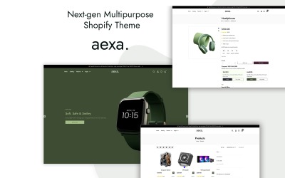Aexa – 电子产品 Shopify 主题（人工智能驱动的电子商务主题）