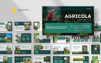 Agricola - Šablona Google Slides pro moderní zemědělství