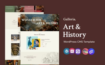 Galleria - Art Gallery and Museum WordPress Elementor Theme