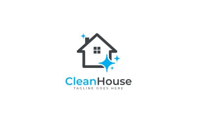 House Cleaning Logo Design Template