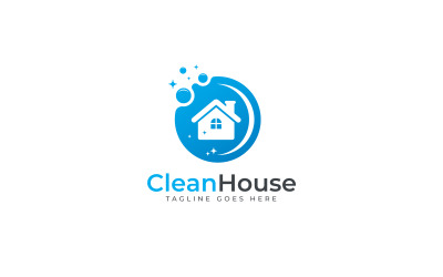 House Cleaning Logo Template Design