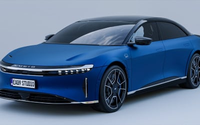 2026 Lucid Air Sapphire 3D model