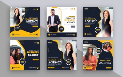 Příspěvek na Instagramu digitální marketingové agentury verze 15