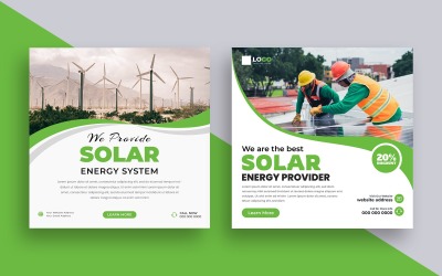 Příspěvek na sociální média pro solární energii, verze 3