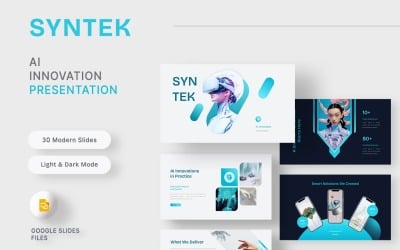 Syntek - Modèle Google Slides sur les technologies futuristes