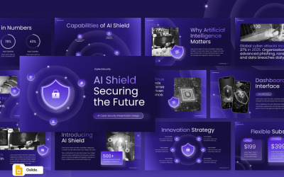 AI Cyber Security Google Slides Template