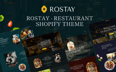 Ap Rostay - Motyw Shopify do obsługi i rezerwacji restauracji