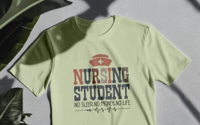 Nursing Student Shirt Design | Funny Nurse School PNG |