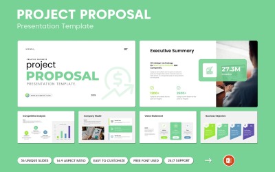 Projectvoorstel PowerPoint - Sjabloon