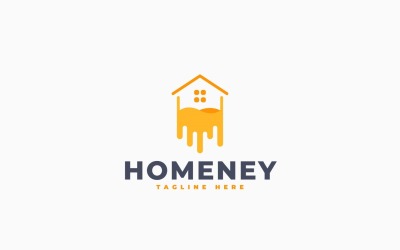 Honey House Logo Template Design