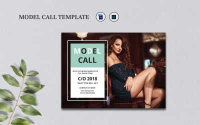Model Casting Call Flyer Template