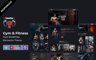 PowerFlex - Tema WordPress Elementor per palestre e centri fitness
