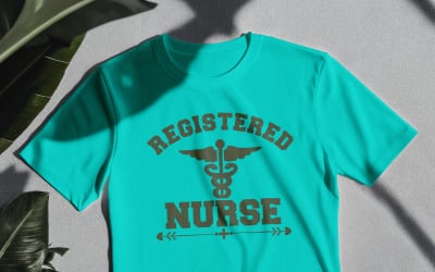 Registered Nurse Shirt Design | RN PNG for Sublimation &amp;amp; Cricut | Medical Digital Download