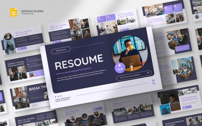 Resoume - Resume &amp;amp; Portfolio Google Slides Template