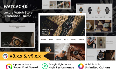 Watcache - 珠宝和手表商店 Prestashop 主题