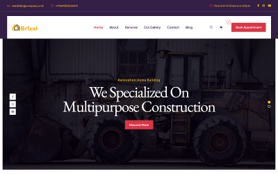 Brixal Construction HTML-sjabloon