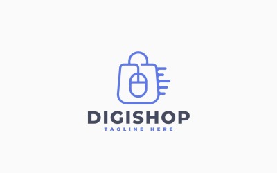 Design de logotipo para loja digital