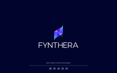 Gradient Modern Symbol Logo Design 8742