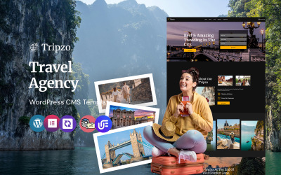 Tripzo – Szablon WordPress CMS Elementor dla agencji turystycznej