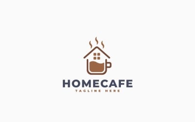 Home Cafe Logo Template Design