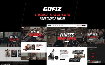 Leo Gofiz Elementor - Tema Prestashop para Academia e Fitness