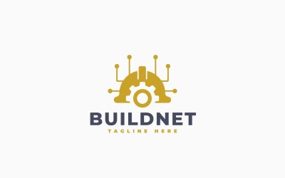 Build Network Logo Template Design