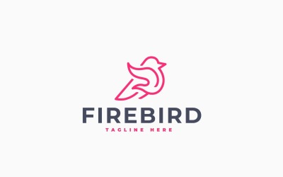 Fire Bird Logo Template Design