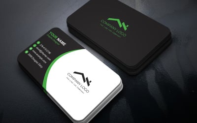 Minimal Business Card Layout E Card